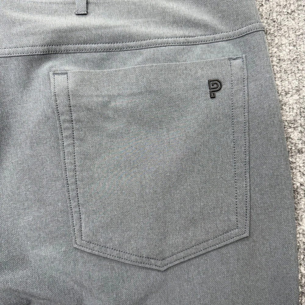 Public Rec Mens All Day Every Day 5-Pocket Straight Pants Grey 38x32 Stretch